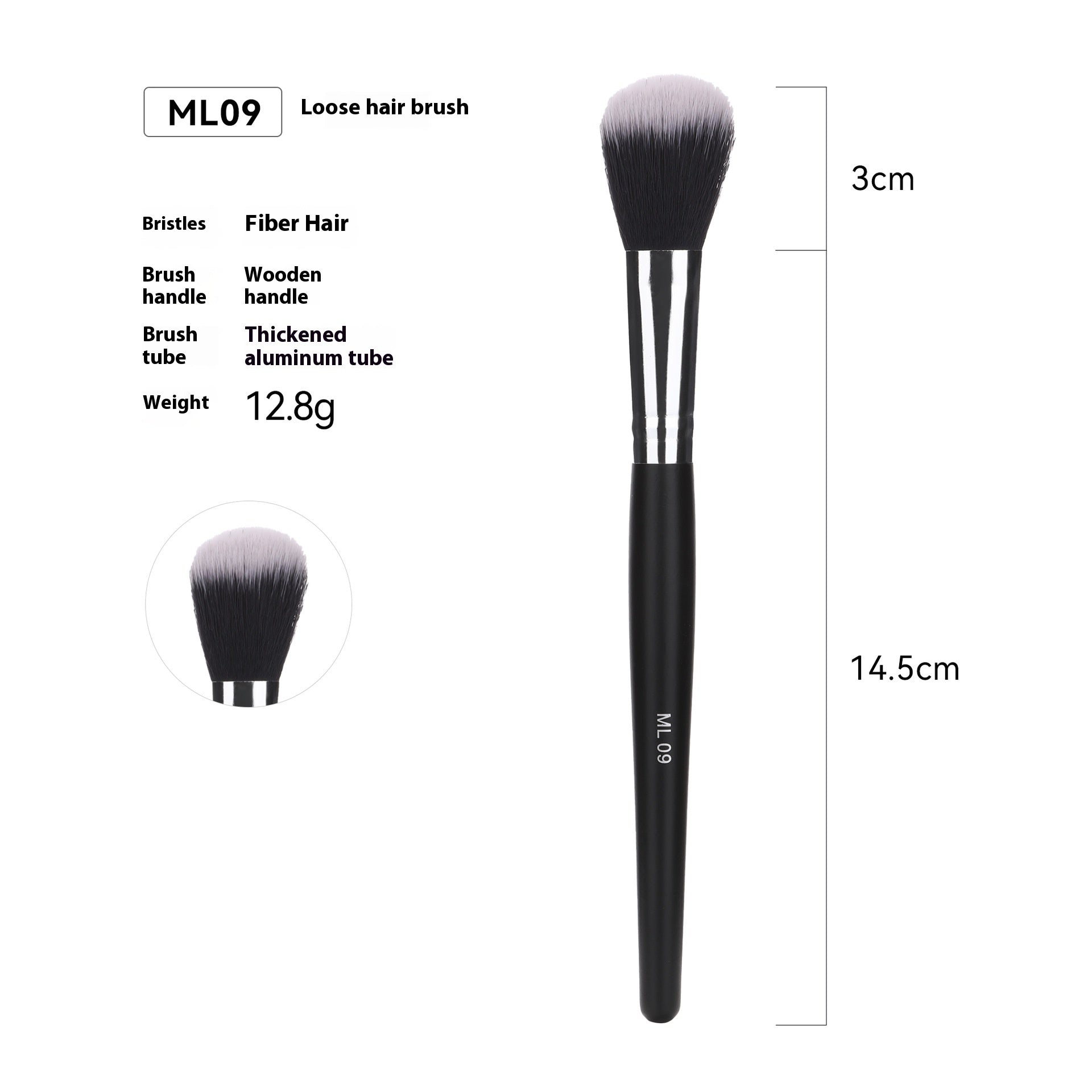 Cross-border Hot Sale Amazon Can Bulk 32 PCs Brush Suit Single Makeup Brush Leather Bag With Wooden Handle