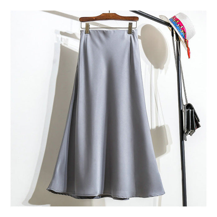 Fashion Personalized Satin Acetate Skirt For Women