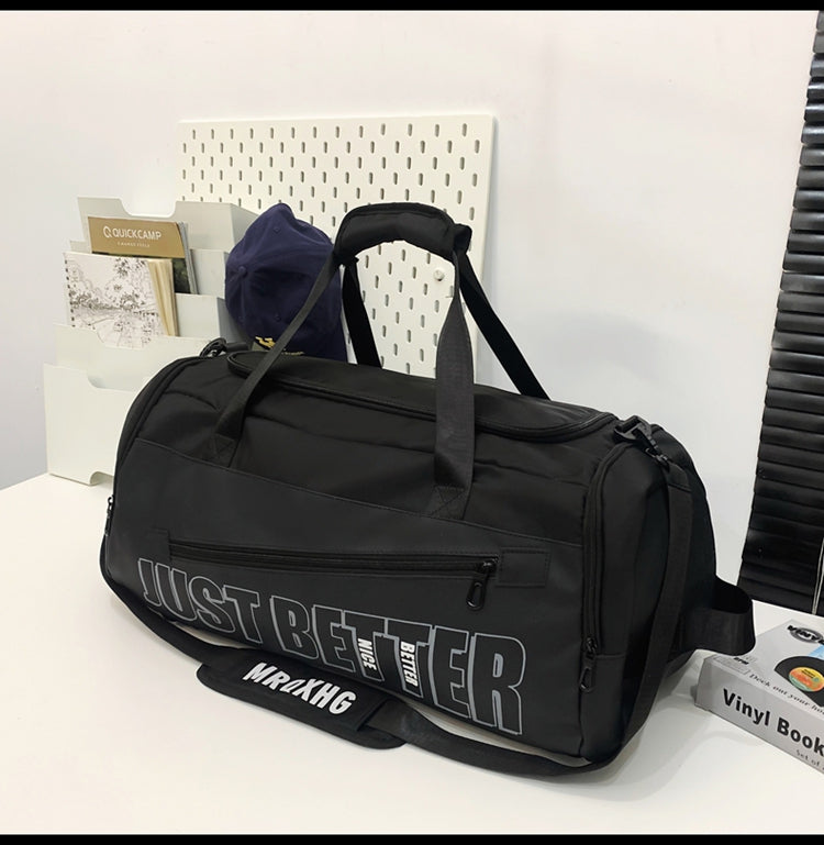 Fitness Bag For Men, Large Capacity Lightweight Luggage Bag For Women, Short Distance Dry Wet Separation Sports Travel Bag, Handbag, Backpack