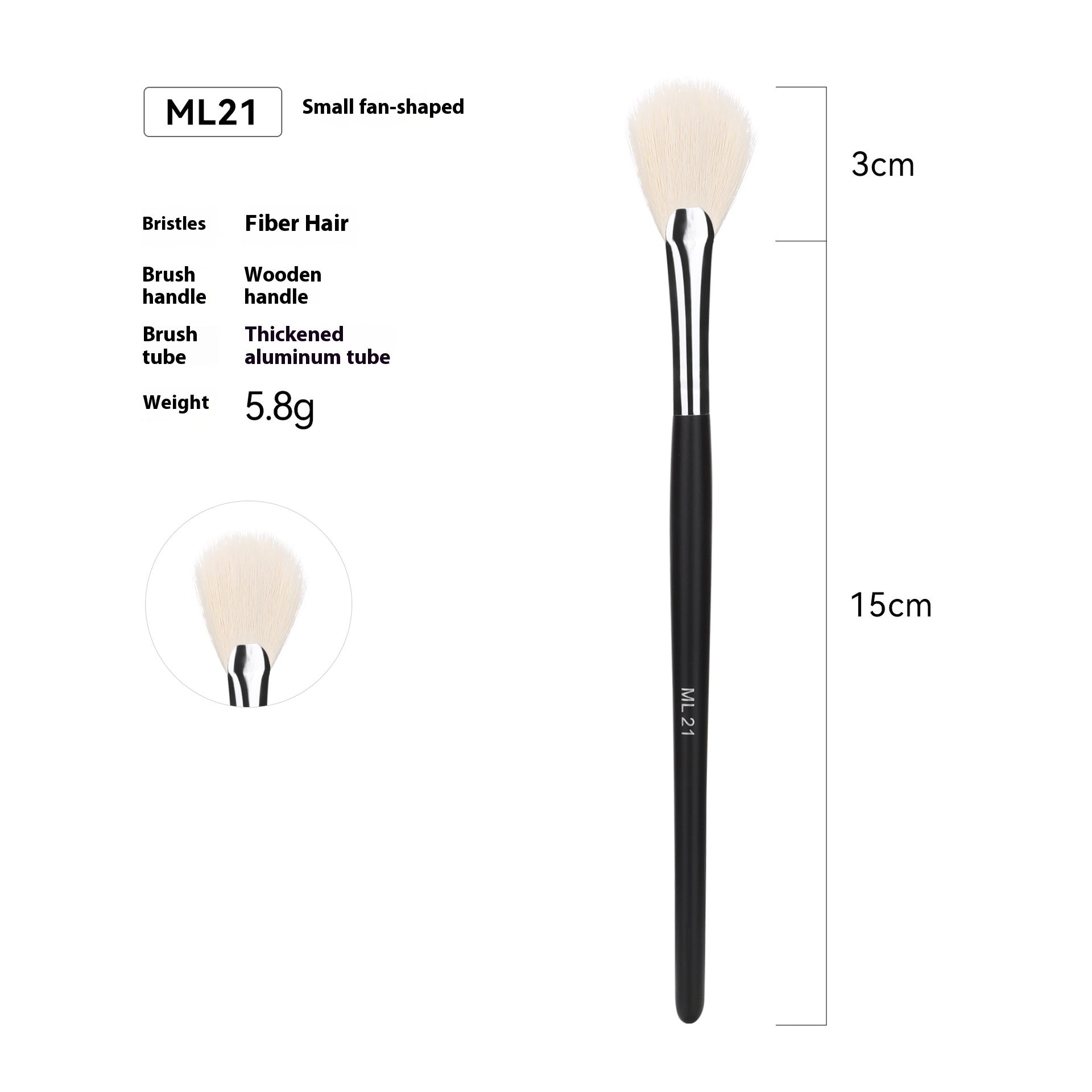 Cross-border Hot Sale Amazon Can Bulk 32 PCs Brush Suit Single Makeup Brush Leather Bag With Wooden Handle