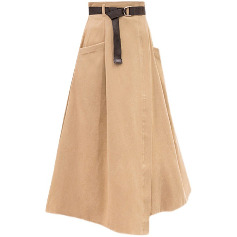 Mid-length Woolen Skirt Women Korean Style