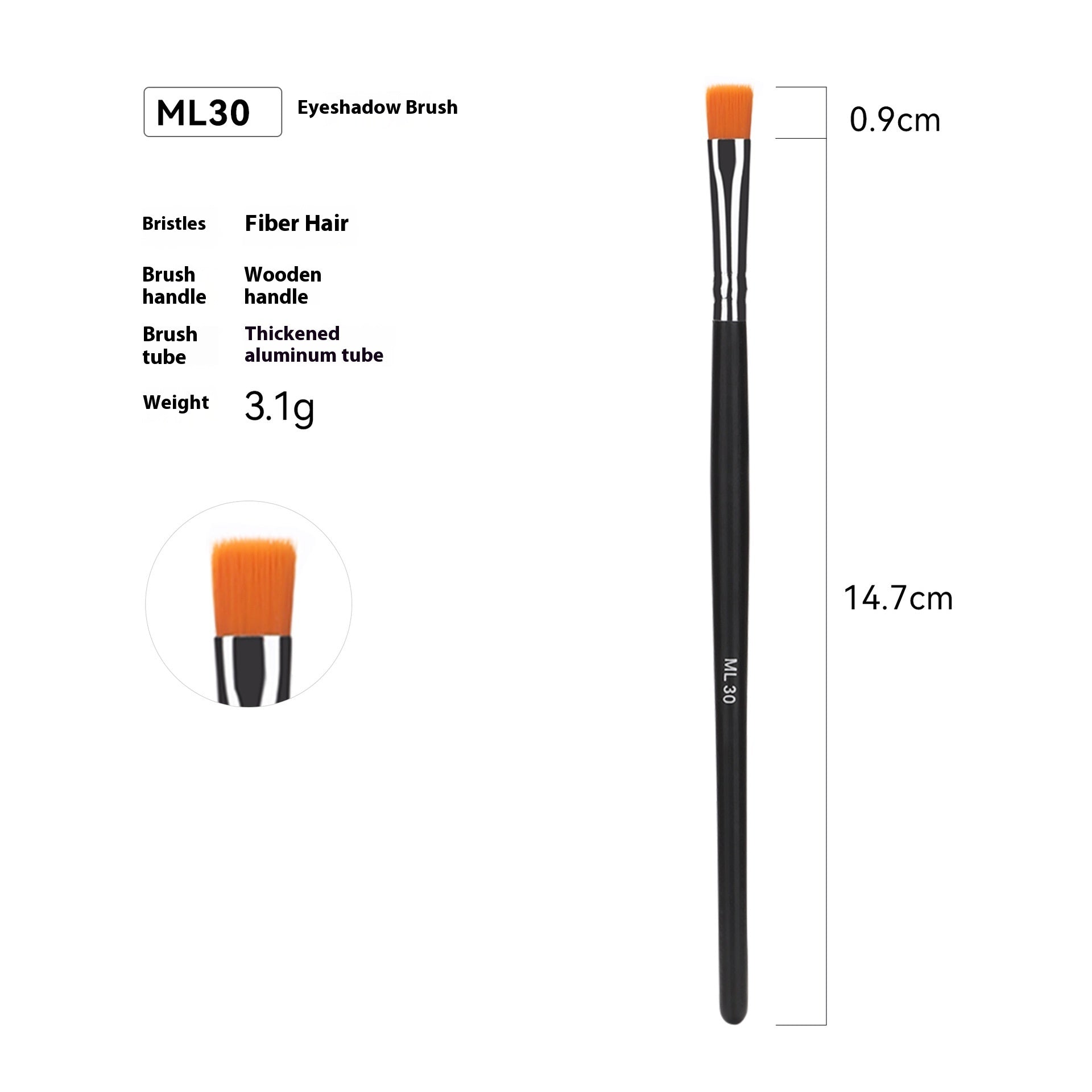 Cross-border Hot Sale Amazon Can Bulk 32 PCs Brush Suit Single Makeup Brush Leather Bag With Wooden Handle