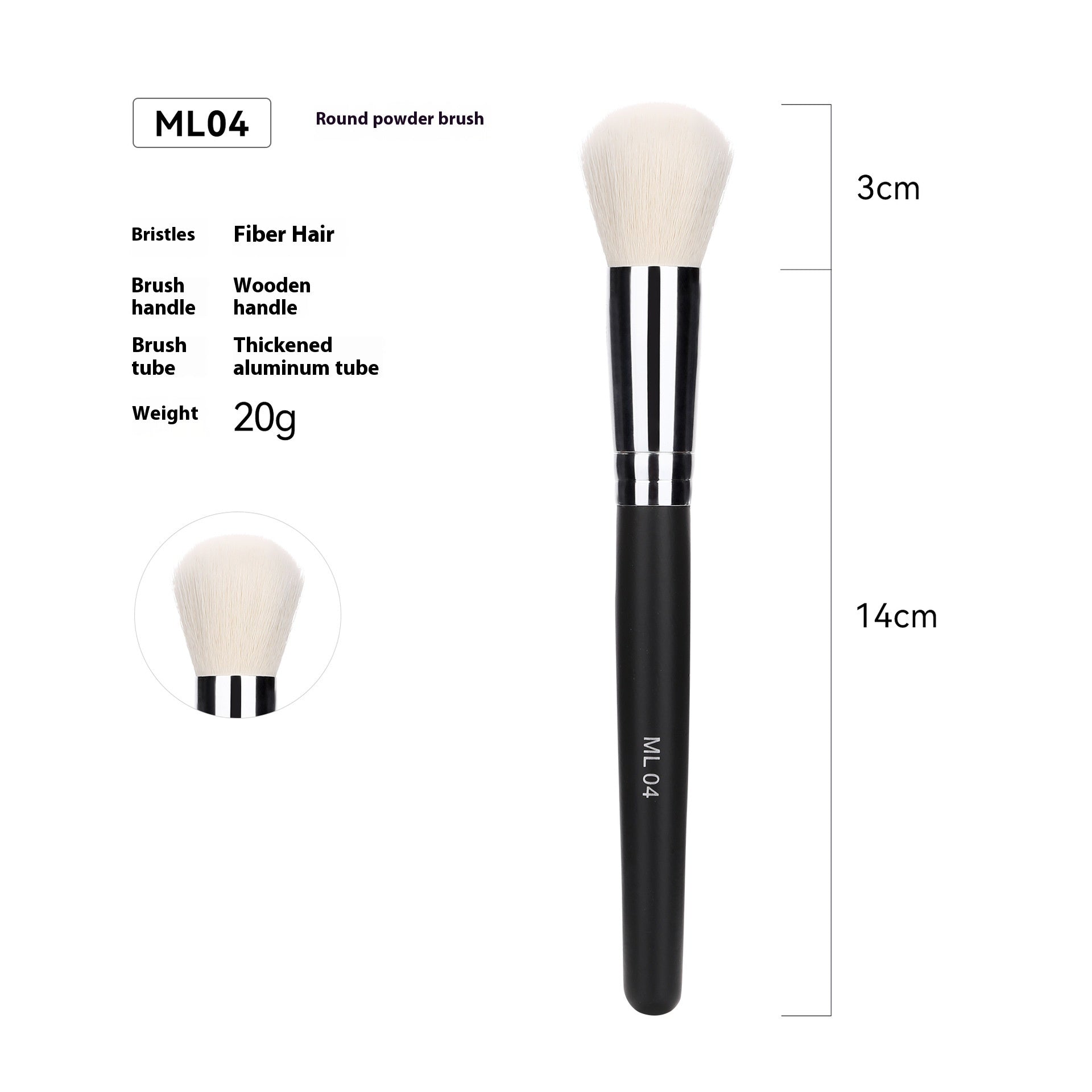 Cross-border Hot Sale Amazon Can Bulk 32 PCs Brush Suit Single Makeup Brush Leather Bag With Wooden Handle