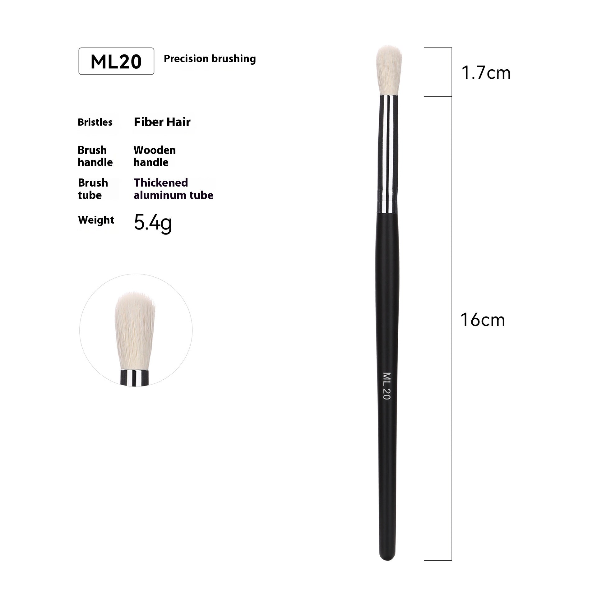 Cross-border Hot Sale Amazon Can Bulk 32 PCs Brush Suit Single Makeup Brush Leather Bag With Wooden Handle