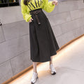 Mid-length Woolen Skirt Women Korean Style