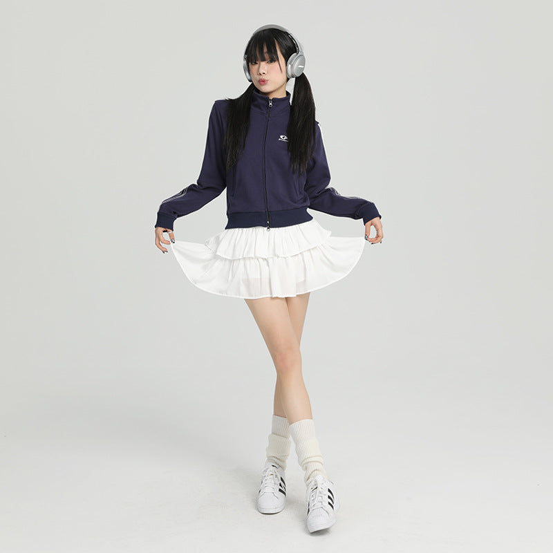 Fashion Personality Slim Fit Tiered Skirt Women