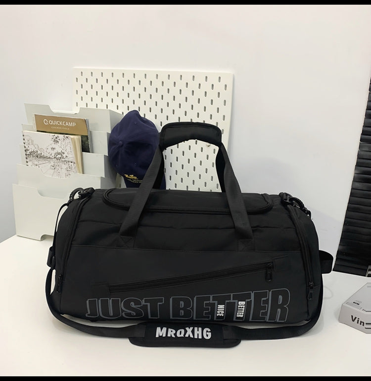 Fitness Bag For Men, Large Capacity Lightweight Luggage Bag For Women, Short Distance Dry Wet Separation Sports Travel Bag, Handbag, Backpack