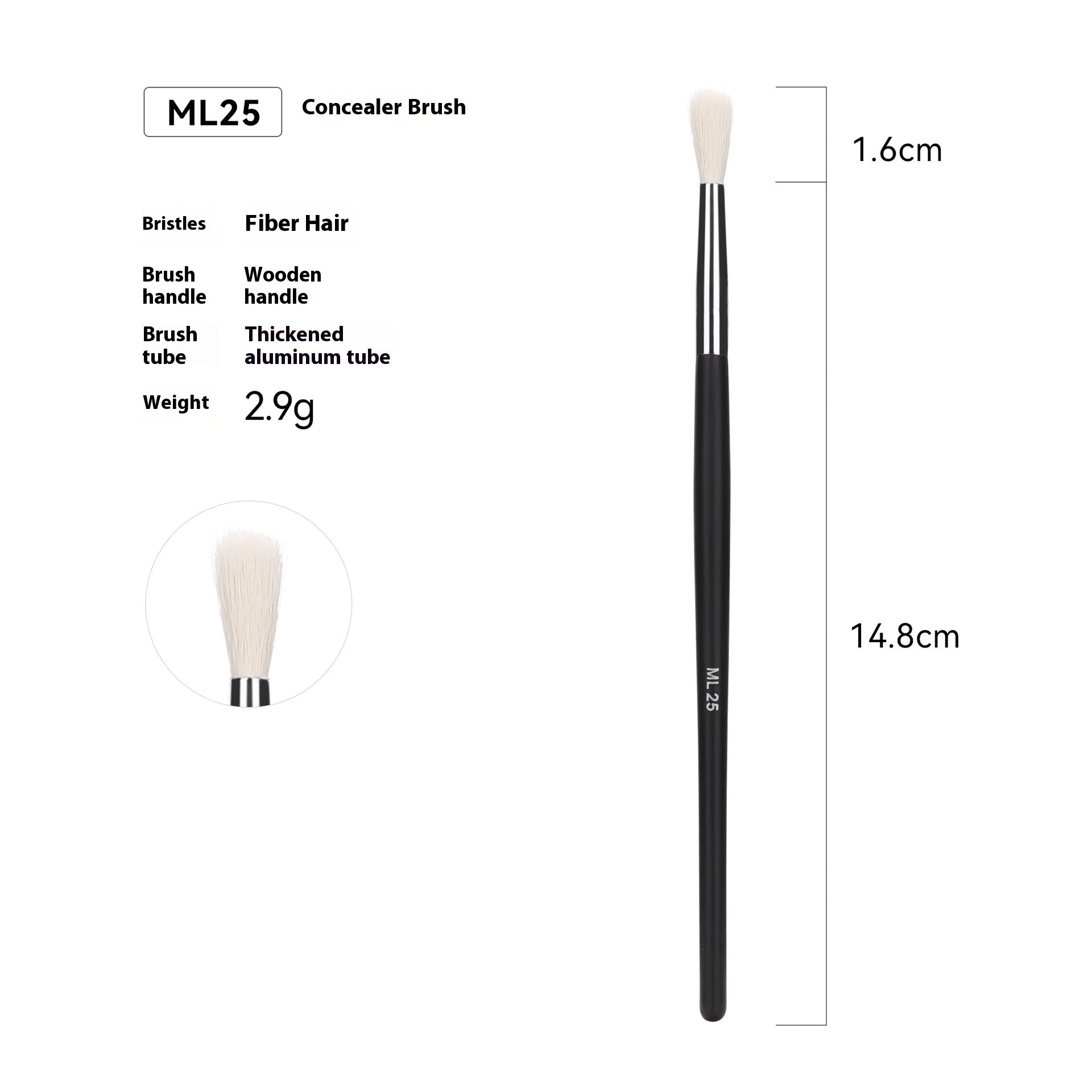 Cross-border Hot Sale Amazon Can Bulk 32 PCs Brush Suit Single Makeup Brush Leather Bag With Wooden Handle