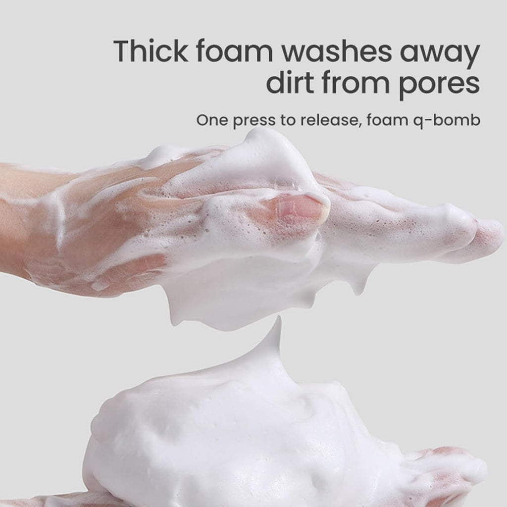 Facial Cleanser, Foaming Cleanser, Amino Acid Facial Cleanser With Facial Cleansing Brush For Men And Women