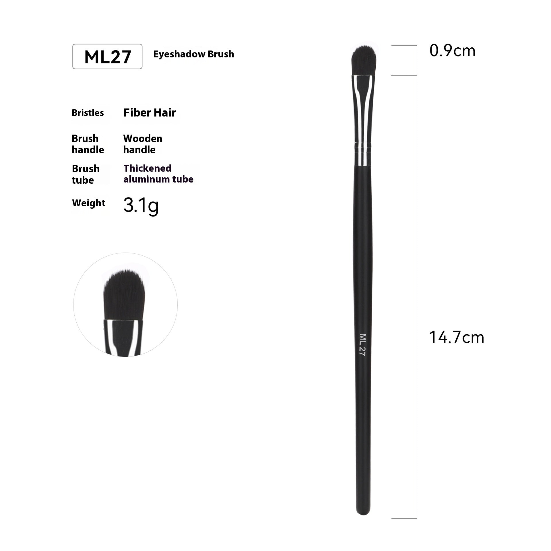 Cross-border Hot Sale Amazon Can Bulk 32 PCs Brush Suit Single Makeup Brush Leather Bag With Wooden Handle